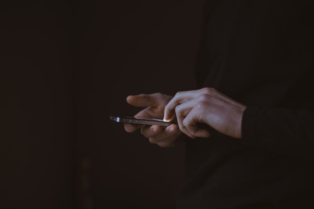 Photo Mobile phone with notifications